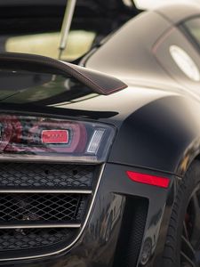 Preview wallpaper audi, r8, gt, rear bumper, headlights