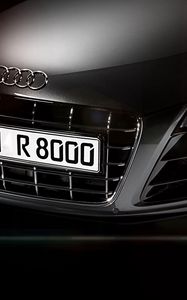 Preview wallpaper audi, r8, headlights, front bumper