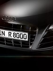 Preview wallpaper audi, r8, headlights, front bumper