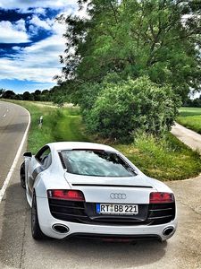 Preview wallpaper audi, r8, v10, rear view