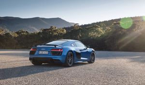 Preview wallpaper audi, r8, v10, side view