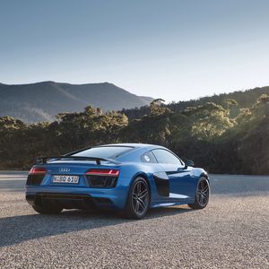 Preview wallpaper audi, r8, v10, side view