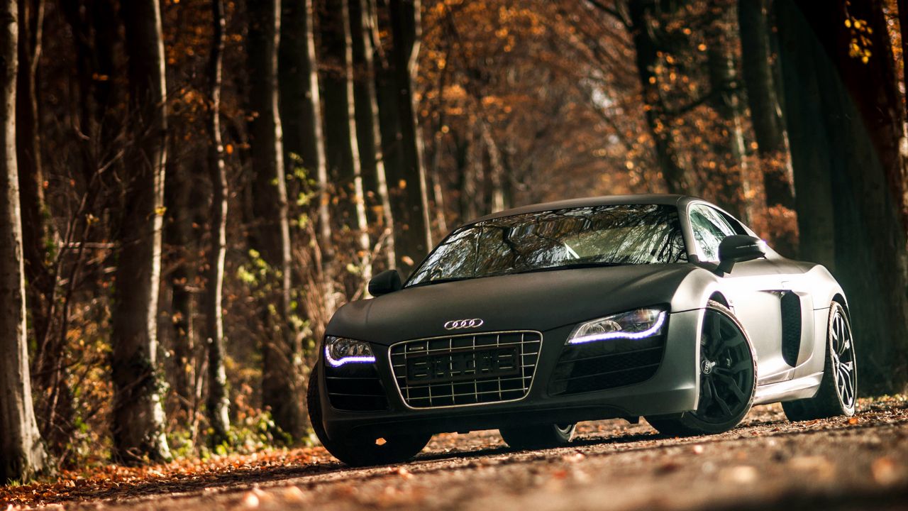 Wallpaper audi, r8, v10, sports car