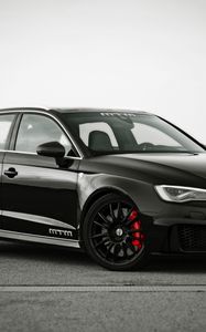 Preview wallpaper audi, rs3, mtm, side view, black