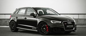 Preview wallpaper audi, rs3, mtm, side view, black