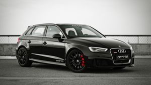 Preview wallpaper audi, rs3, mtm, side view, black