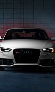 Preview wallpaper audi, rs5, front view, white