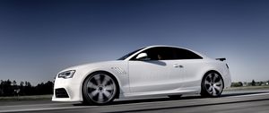 Preview wallpaper audi, rs5, side view, white