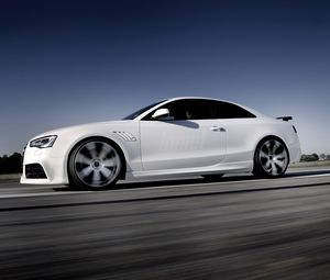 Preview wallpaper audi, rs5, side view, white
