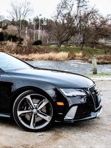 Preview wallpaper audi, rs7, side view