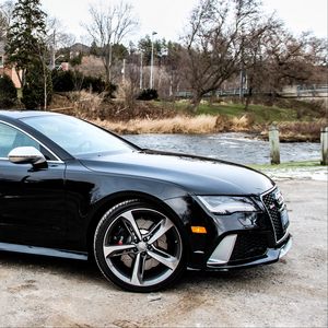 Preview wallpaper audi, rs7, side view