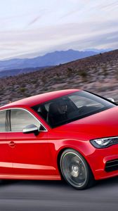 Preview wallpaper audi, s3, red, side view