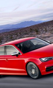 Preview wallpaper audi, s3, red, side view