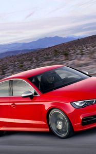 Preview wallpaper audi, s3, red, side view