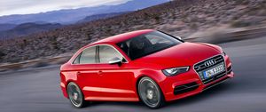 Preview wallpaper audi, s3, red, side view