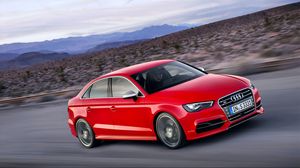 Preview wallpaper audi, s3, red, side view