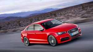 Preview wallpaper audi, s3, red, side view