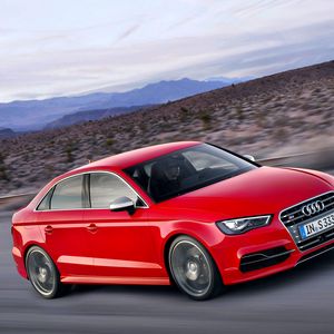 Preview wallpaper audi, s3, red, side view