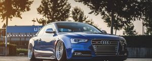 Preview wallpaper audi, s5, tuning, wheels, side view