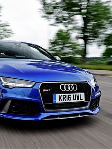 Preview wallpaper audi, sportback, rs7, front view