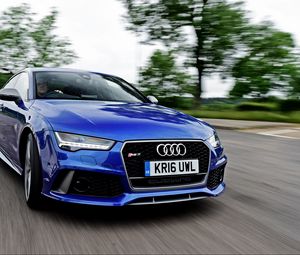 Preview wallpaper audi, sportback, rs7, front view