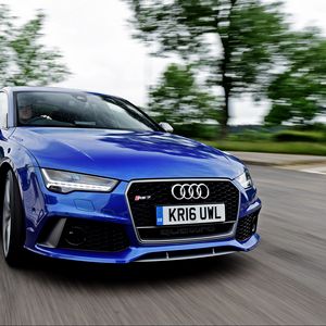 Preview wallpaper audi, sportback, rs7, front view