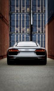 Preview wallpaper audi, sports car, rear view