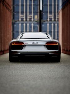 Preview wallpaper audi, sports car, rear view