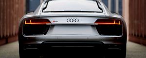 Preview wallpaper audi, sports car, rear view