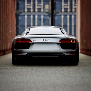 Preview wallpaper audi, sports car, rear view
