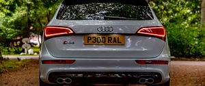 Preview wallpaper audi sq5, audi, car, white, back view