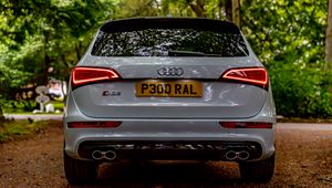 Preview wallpaper audi sq5, audi, car, white, back view