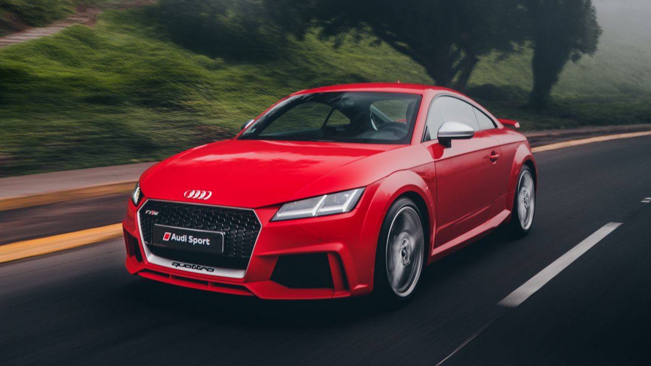 Wallpaper audi tt, audi, sports car, road, movement