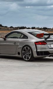 Preview wallpaper audi, tt, gray, side view