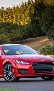 Preview wallpaper audi, tt, tfsi, quattro, us-spec, red