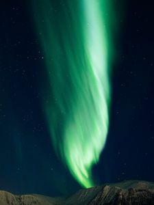 Preview wallpaper aurora, northern lights, night, starry sky, natural phenomenon
