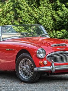 Preview wallpaper austin healey, 3000, bj8, roadster, 1966, convertible, red