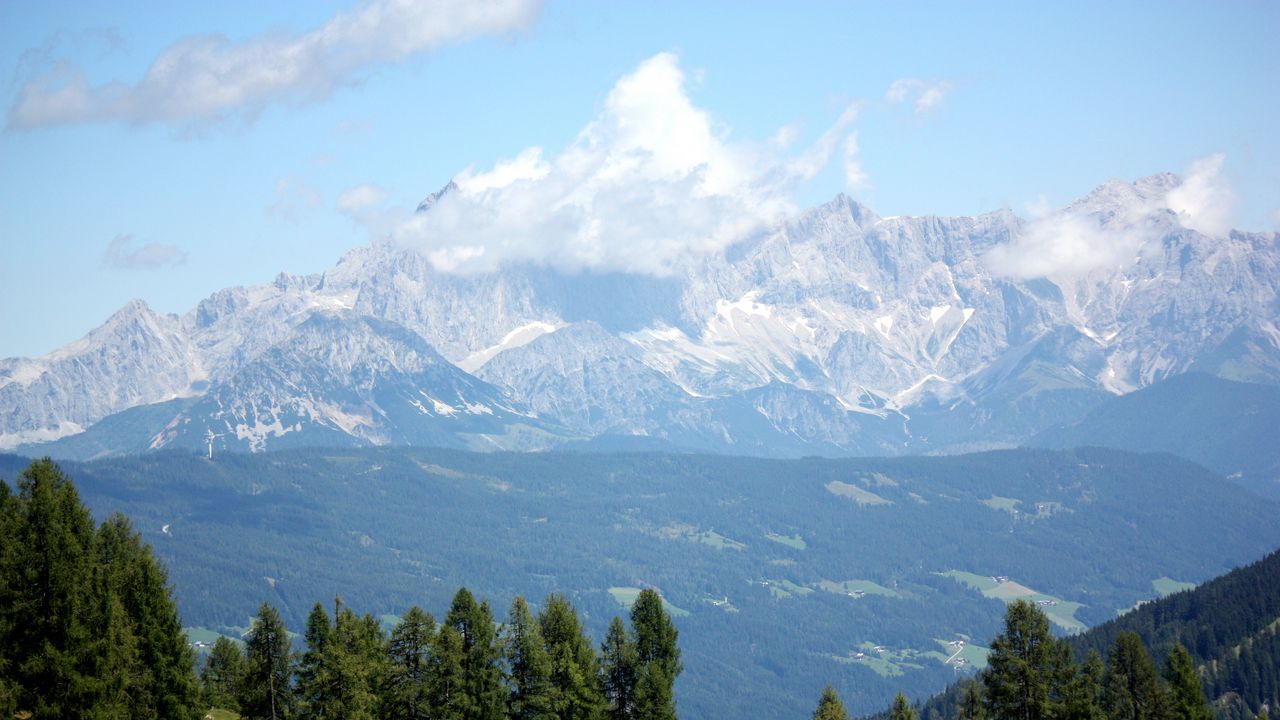 Wallpaper austria, alps, mountains, trees