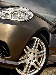 Preview wallpaper auto, beige, front bumper, headlights, sky, sand