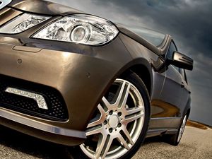 Preview wallpaper auto, beige, front bumper, headlights, sky, sand