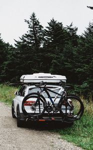 Preview wallpaper auto, bicycle, travel, nature