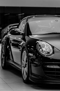 Preview wallpaper auto, black, headlight, bw