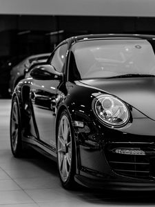 Preview wallpaper auto, black, headlight, bw