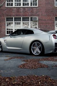 Preview wallpaper auto, gray, nissan gt-r