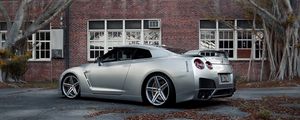 Preview wallpaper auto, gray, nissan gt-r