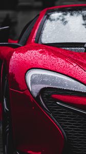 Preview wallpaper auto, headlight, drops, red