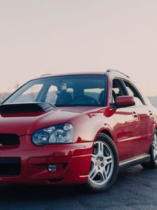 Preview wallpaper auto, red, side view