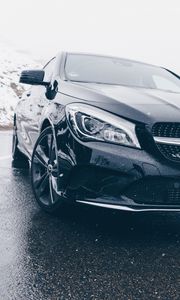 Preview wallpaper auto, side view, headlight, snow