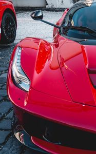 Preview wallpaper auto, sports car, front view, red