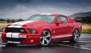 Preview wallpaper auto, sports car, red, side view